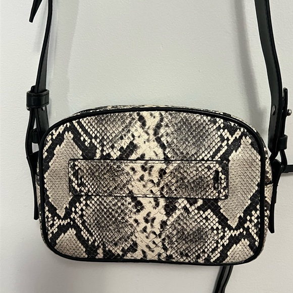ALLSAINTS Sliver Bumbag Crossbody, Snake Print - Picture 7 of 15